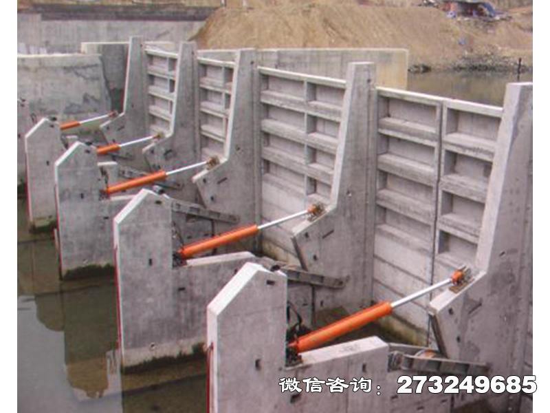 灵台县水库水电站液压闸门