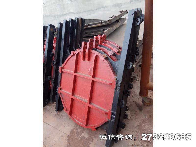 灵台县排水铸铁镶铜圆闸门