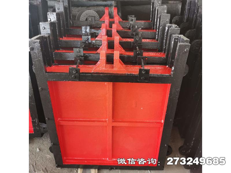 灵台县双向止水铸铁闸门